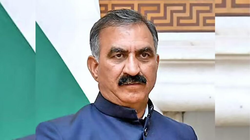 Himachal CM Sukhu seeks disaster aid from PM